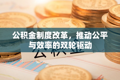 元江公积金制度改革，推动公平与效率的双轮驱动