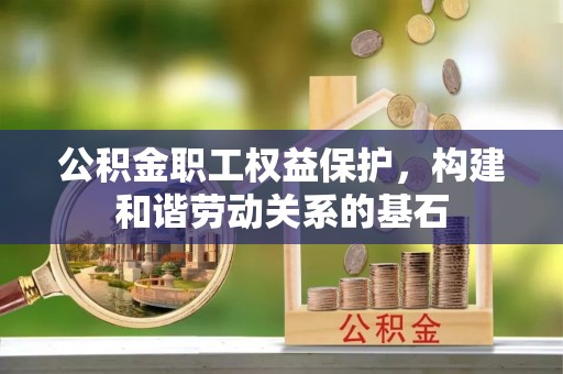 元江公积金职工权益保护，构建和谐劳动关系的基石