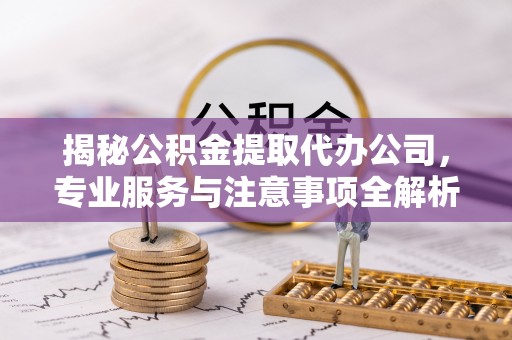 元江揭秘公积金提取代办公司，专业服务与注意事项全解析