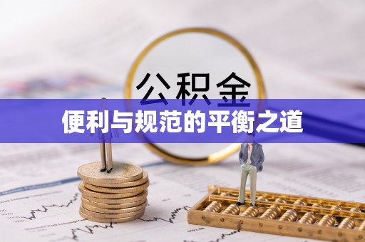 元江便利与规范的平衡之道