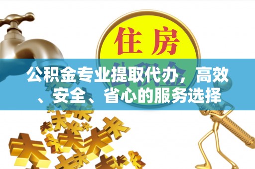 元江公积金专业提取代办，高效、安全、省心的服务选择