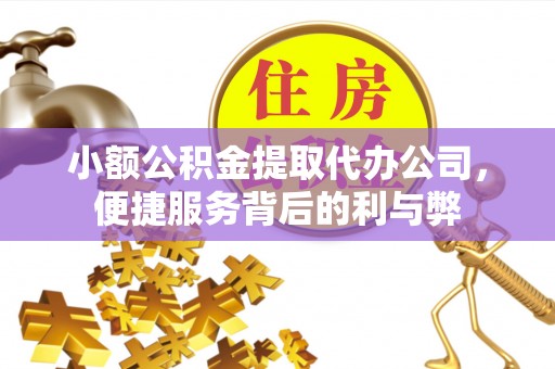 元江小额公积金提取代办公司，便捷服务背后的利与弊