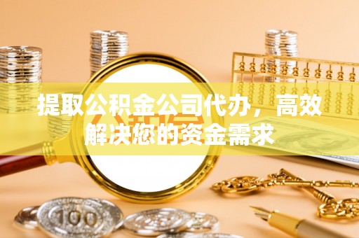 元江提取公积金公司代办，高效解决您的资金需求