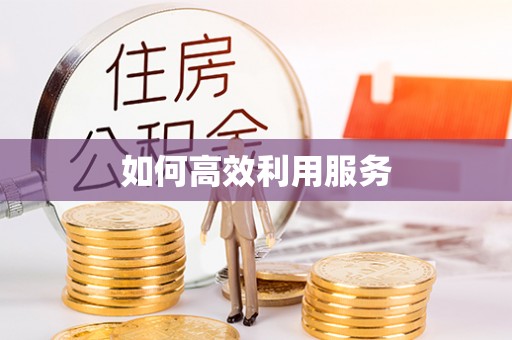 元江如何高效利用服务