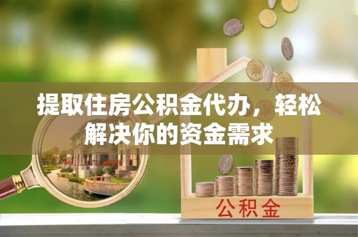 元江提取住房公积金代办，轻松解决你的资金需求
