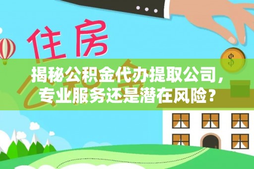 元江揭秘公积金代办提取公司，专业服务还是潜在风险？
