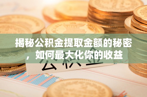 元江揭秘公积金提取金额的秘密，如何最大化你的收益