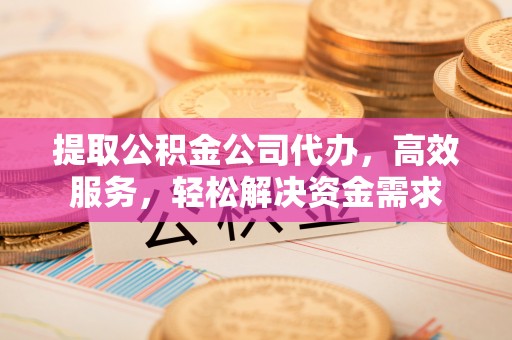 元江提取公积金公司代办，高效服务，轻松解决资金需求