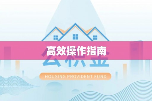 元江高效操作指南