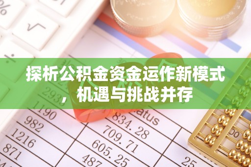 元江探析公积金资金运作新模式，机遇与挑战并存