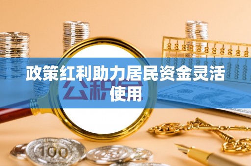 元江政策红利助力居民资金灵活使用