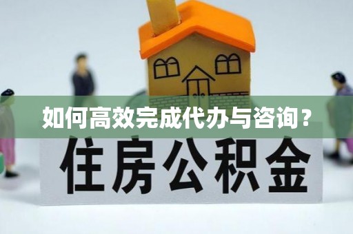 元江如何高效完成代办与咨询？