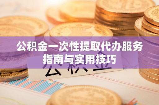 元江公积金一次性提取代办服务指南与实用技巧